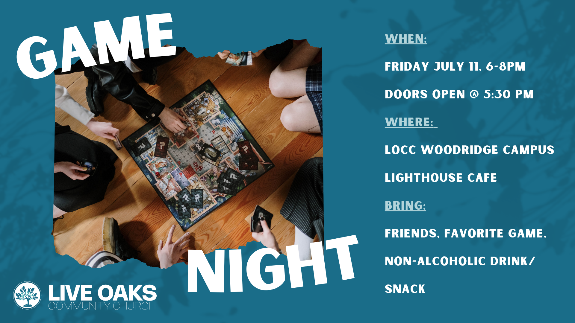 LOCC Game Night July 11