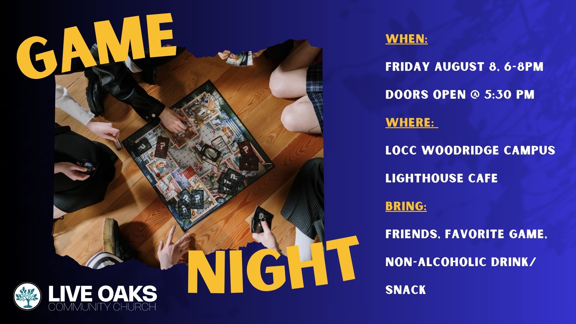 LOCC Game Night July 11